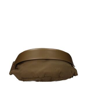 Jil Sander Green Leather Men's Backpack